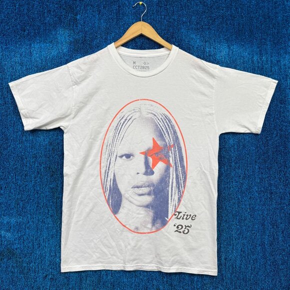 Beyonce Cowboy Carter Rodeo Chitlin Circuit Tour Oversized T-Shirt Size Medium - Picture 1 of 4